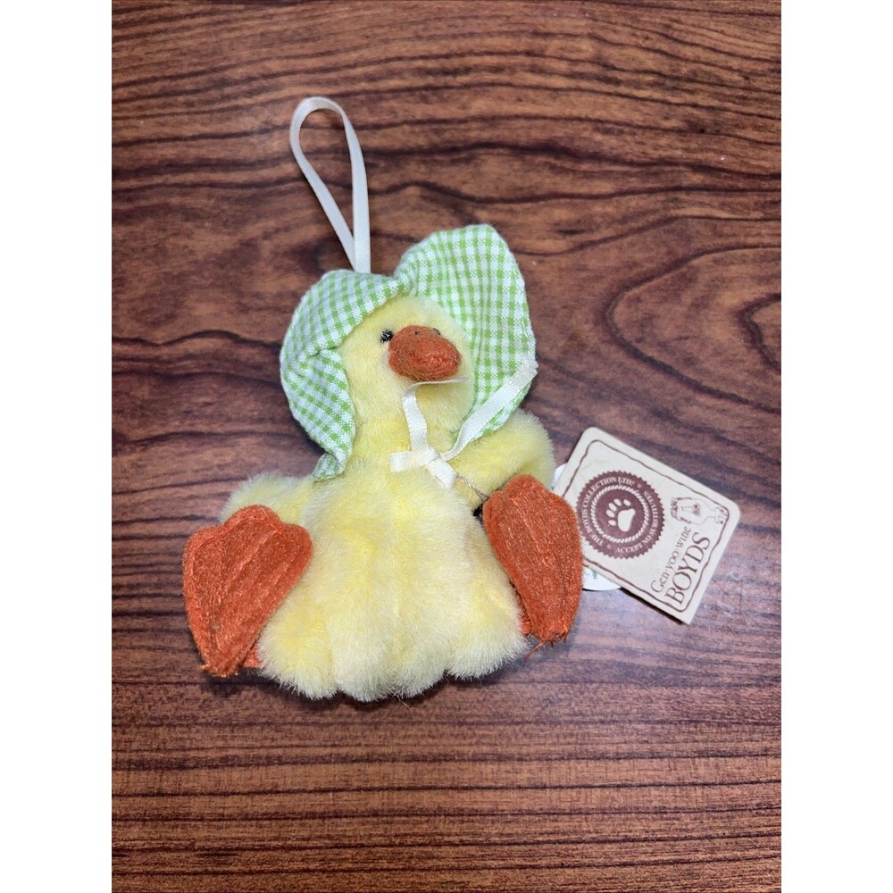 Boyds Bear Duck "Lyla Quackenwaddle" Ornament - 3” NWT